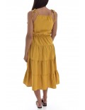 Robe en coton  Goldenim paris JAUNE MOUTARDE 0134M