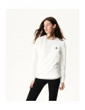 Sweat en coton bio Elvas Just over the top 901 BLANC ELVAS