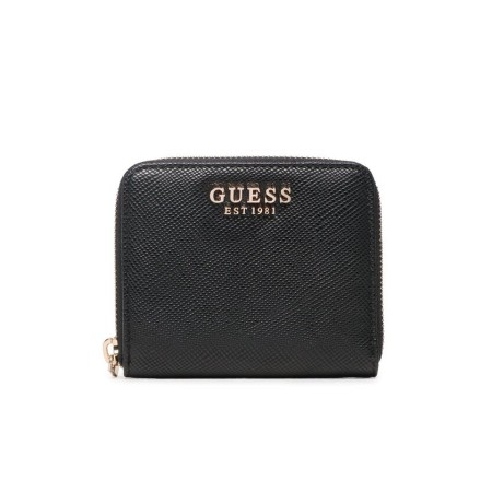 Porte monnaie cuir PU Laurel Guess jeans BLACK SWZG85 00370