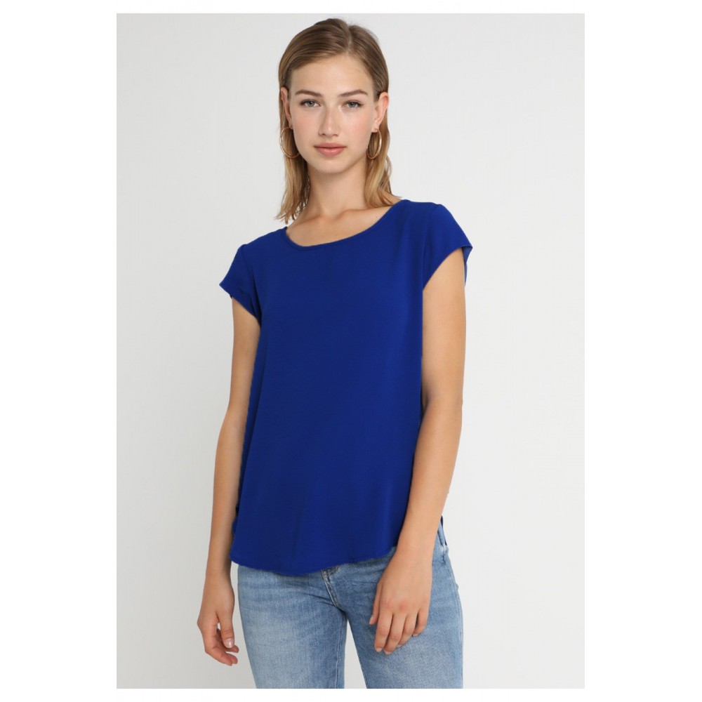 Top fluide zippé Only SURF THE WEB ONLVIC S/S SOLID TOP NOOS PTM