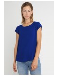 Top fluide zippé Only SURF THE WEB ONLVIC S/S SOLID TOP NOOS PTM