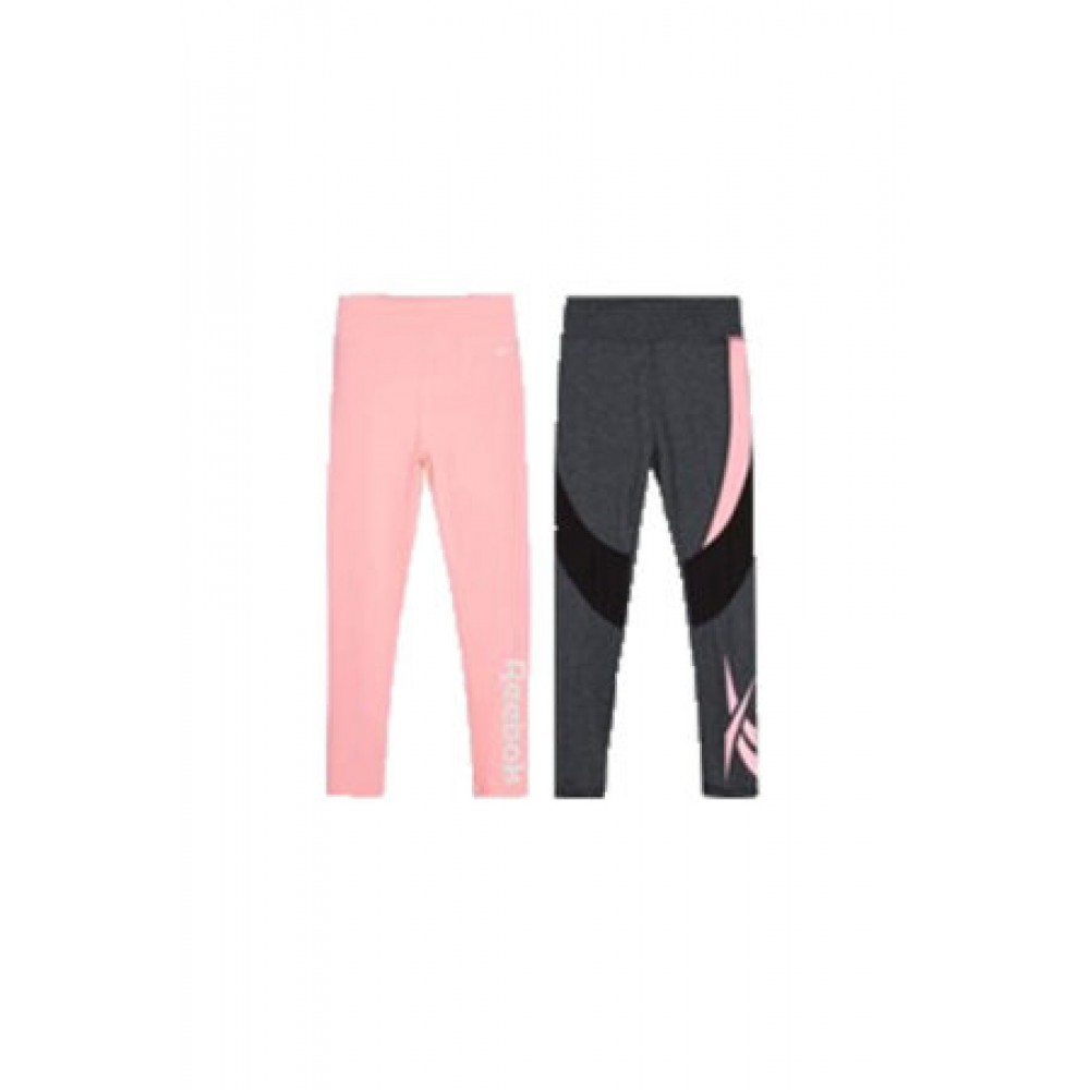 lot de 2 leggings polyester Reebok NEON CANDY E4563RG