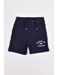 Short en coton à logo brodé Redskins NAVY RS24007