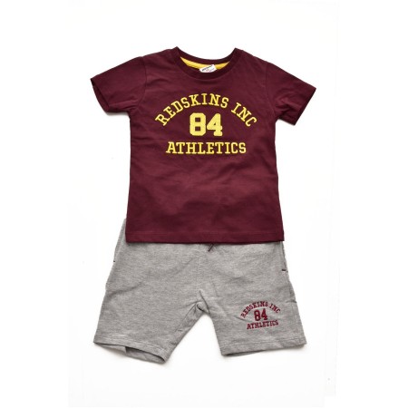 Ensemble TShirt et short Redskins BURGUNDY SET401