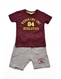 Ensemble TShirt et short Redskins BURGUNDY SET401