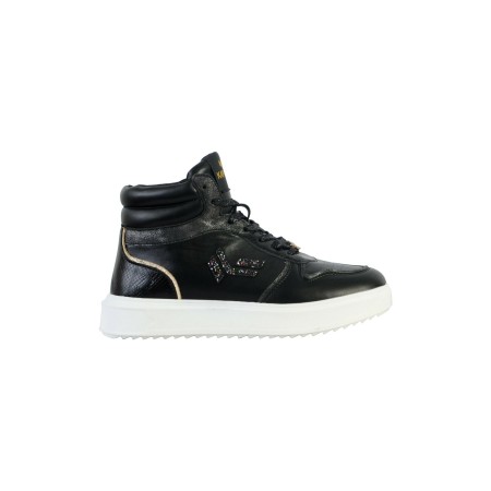 Sneakers haute en cuir Kaporal NOIR WOOP