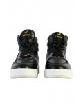 Sneakers haute en cuir Kaporal NOIR WOOP