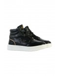 Sneakers haute en cuir Kaporal NOIR WOOP