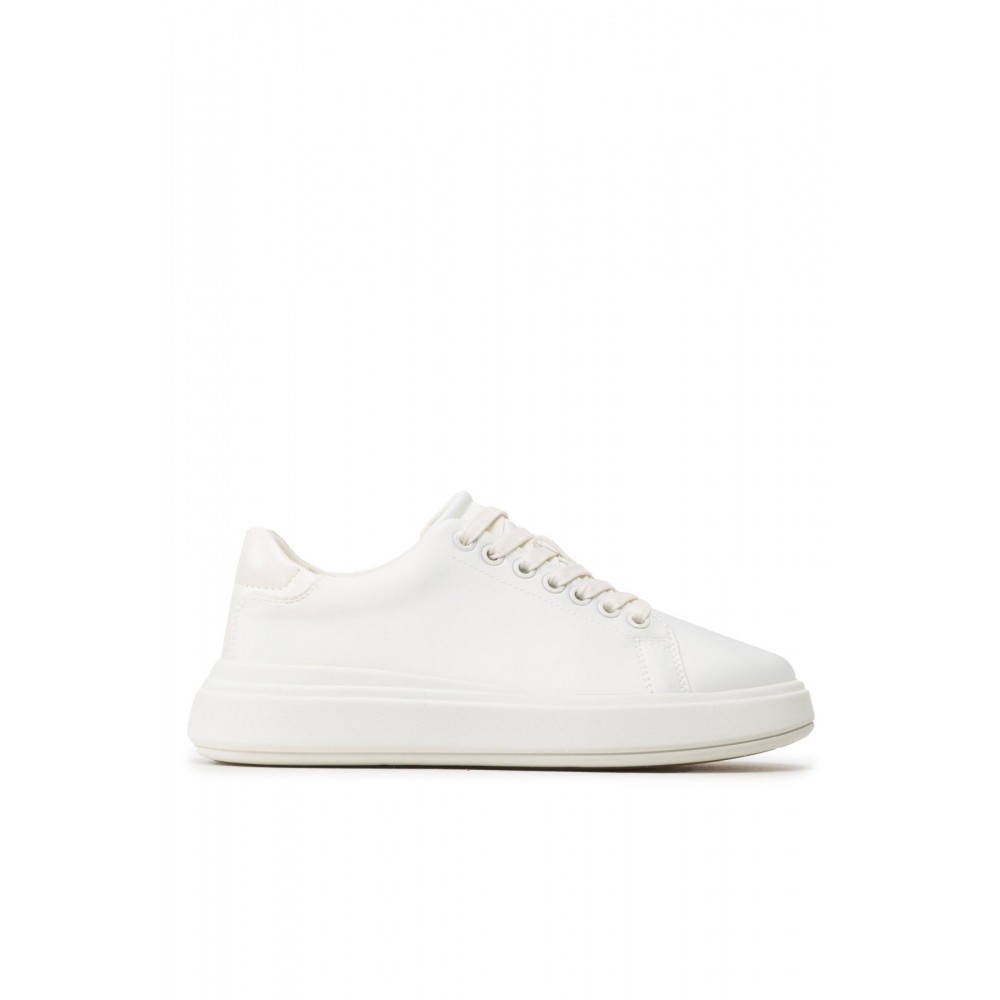 Sneakers basses monochrome Calvin klein YBJ Marshmallow HW0HW01426