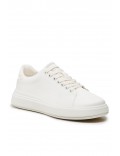 Sneakers basses monochrome Calvin klein YBJ Marshmallow HW0HW01426