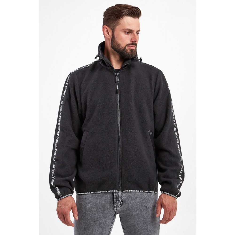 Blouson polaire molletonné Versace Jeans 899 BLACK 73GAI319 F0014