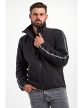 Blouson polaire molletonné Versace Jeans 899 BLACK 73GAI319 F0014