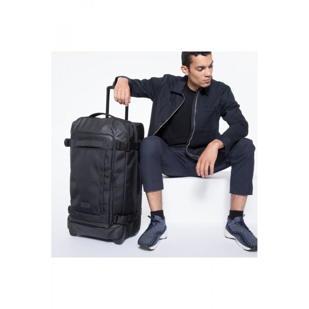 Valise de voyage noire Eastpak Tranverz CNNCT M Cnnct Coat Eastpak  Noir EK00095D80W1