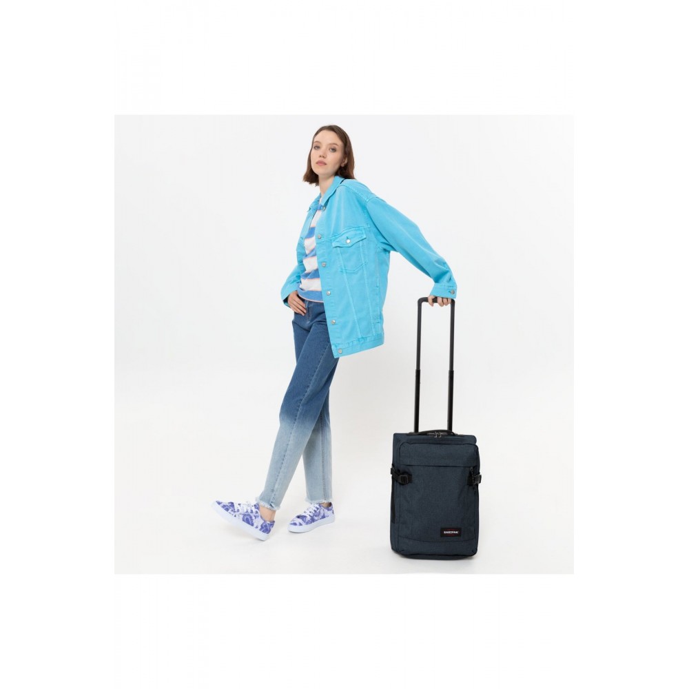 Mallette de voyage bleue Tranverz XXS Triple Denim Eastpak  Bleu EK0A5BE826W1