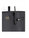 Cabas faux cuir Saffiano Carmen Michael Kors BLACK 35S2GNMT3L