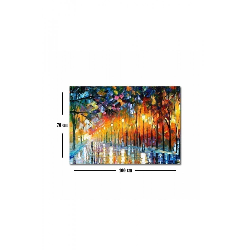 Peinture décorative sur toile - 70100FAMOUSART-026 - Multicolor - 249CVT1534 WALLITY Multicolor 249CVT1534