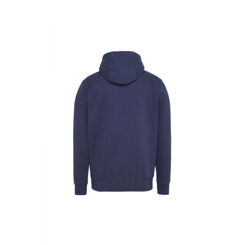 Sweatshirt à capuche en coton uni - Tommy Jeans.-C87 Twilight Navy-DM0DM09593