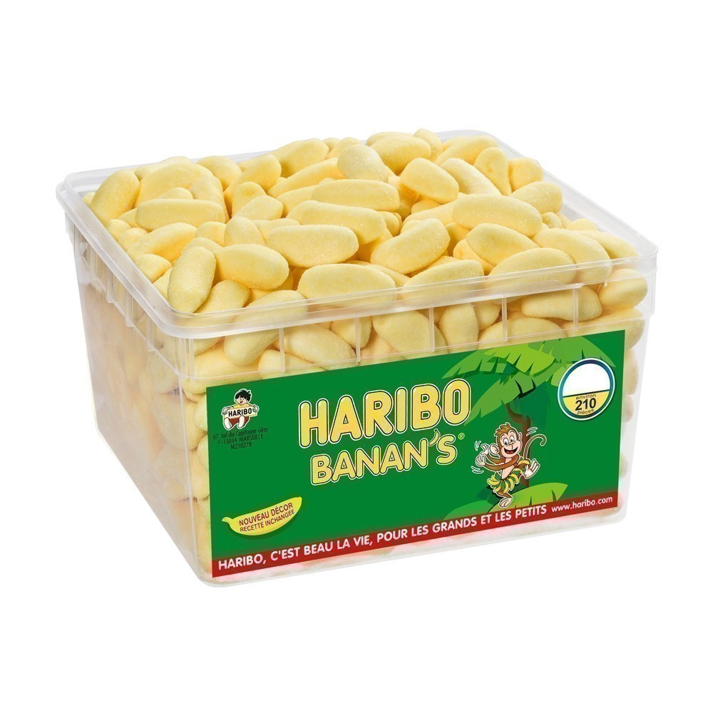 HARIBO Bonbons gélifiés aux fruits Ours d'or mini boîte