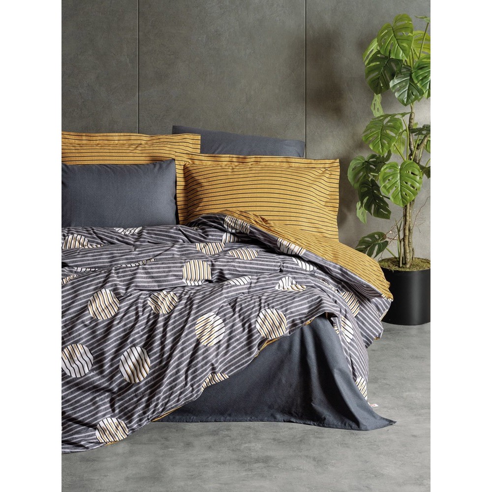 Housse de couette 240x220 + 2 Taies d'oreiller 60x60- Blue - 129CTN64633