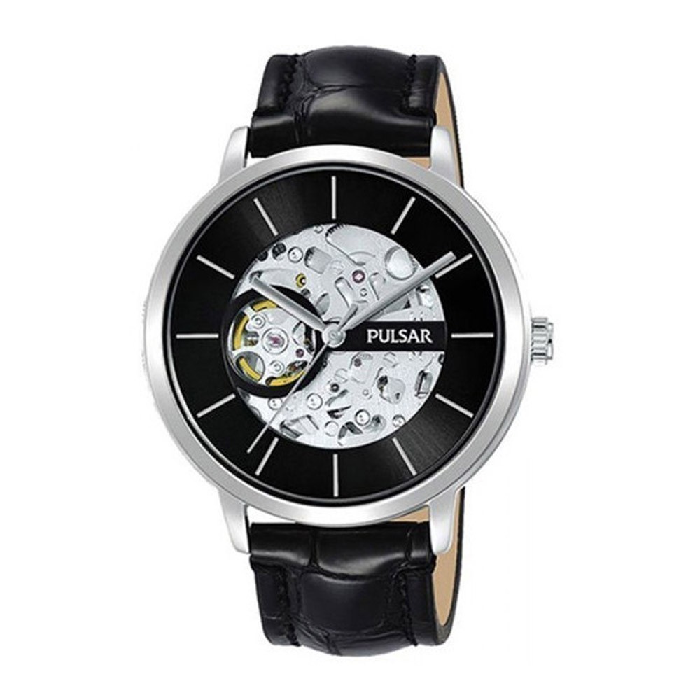 Montre Automatique Homme PULSAR Silver Black Black P8A003X1