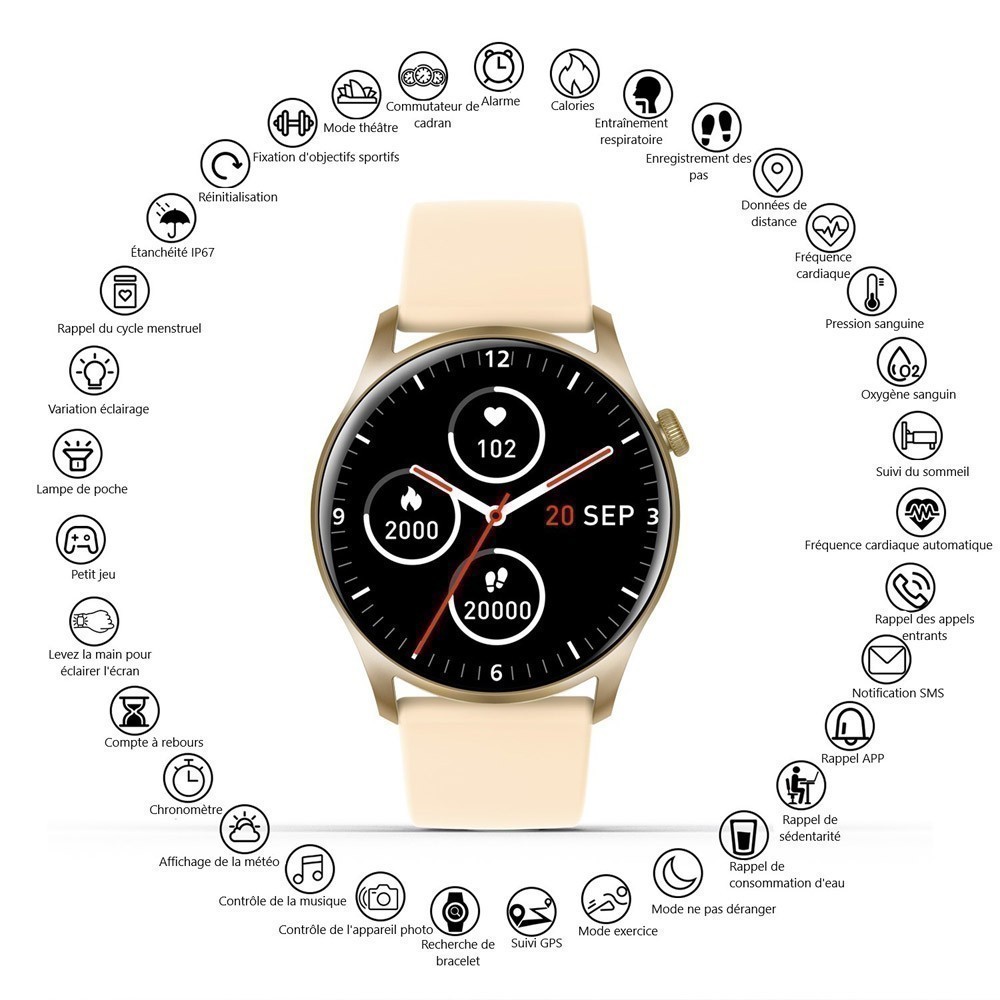 Montre meteo online multifonction