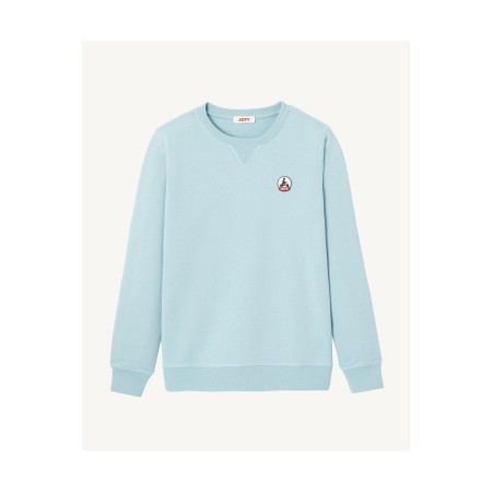 Sweat en coton bio Elvas Just over the top 554 ICEBERG BLUE ELVAS