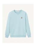 Sweat en coton bio Elvas Just over the top 554 ICEBERG BLUE ELVAS