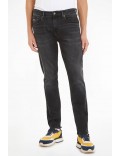 Jeans stretch slim tapered Austin Tommy Jeans 1BZ Denim Black DM0DM18145