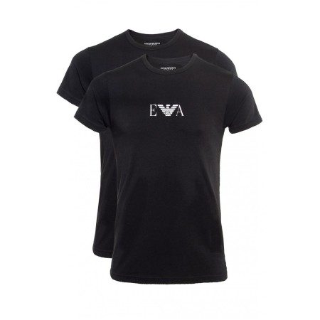 TShirt slim fit print logo Emporio armani 07320 NERO/NERO 111267 CC715