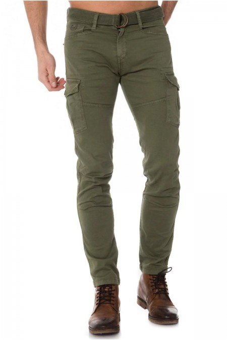 Pantalon multipoches slim stretch KALI Kaporal KAKI KALI