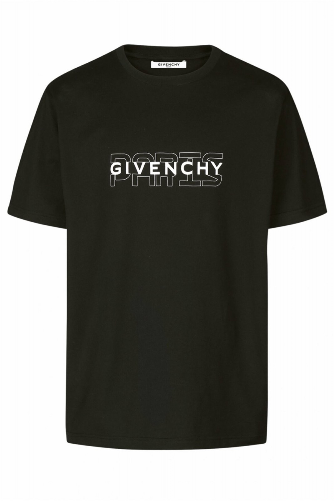 Tee shirt iconique en coton  Givenchy 001 NOIR BM70SS3002