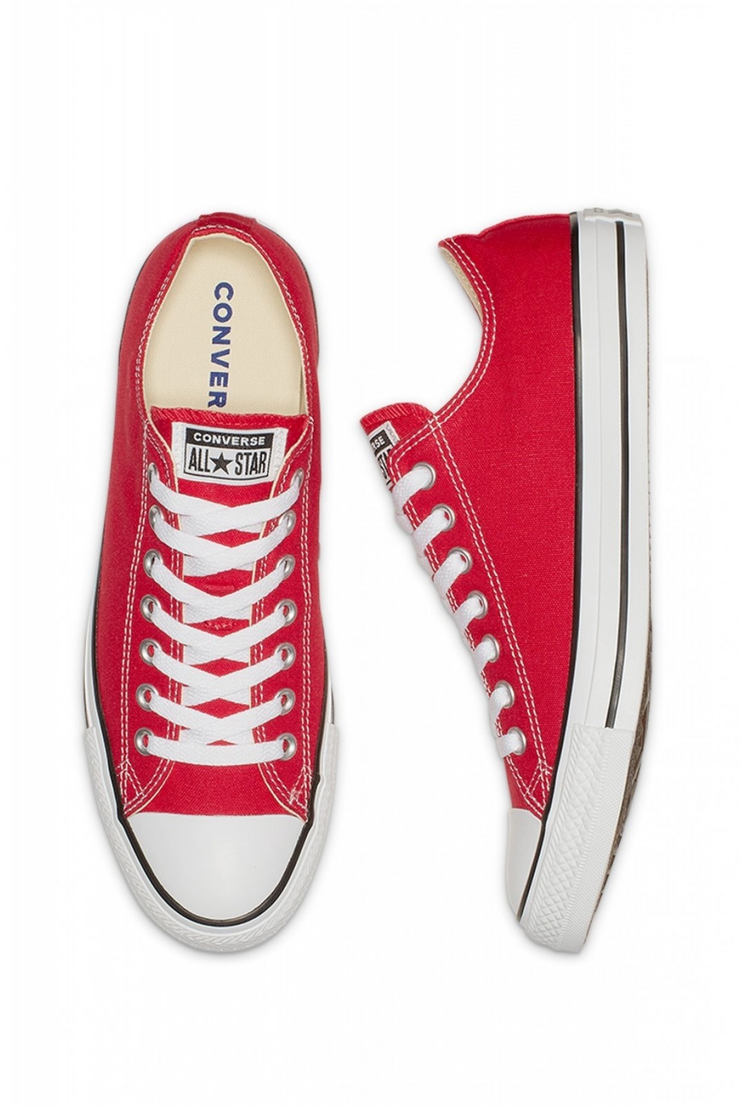 Baskets en toile basses Chuck Taylor Converse Red M9696