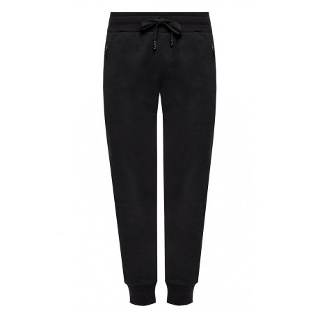 Pantalon sportwear en coton Dolce&Gabbana N0000 BLACK GYUSEZ G7TWG