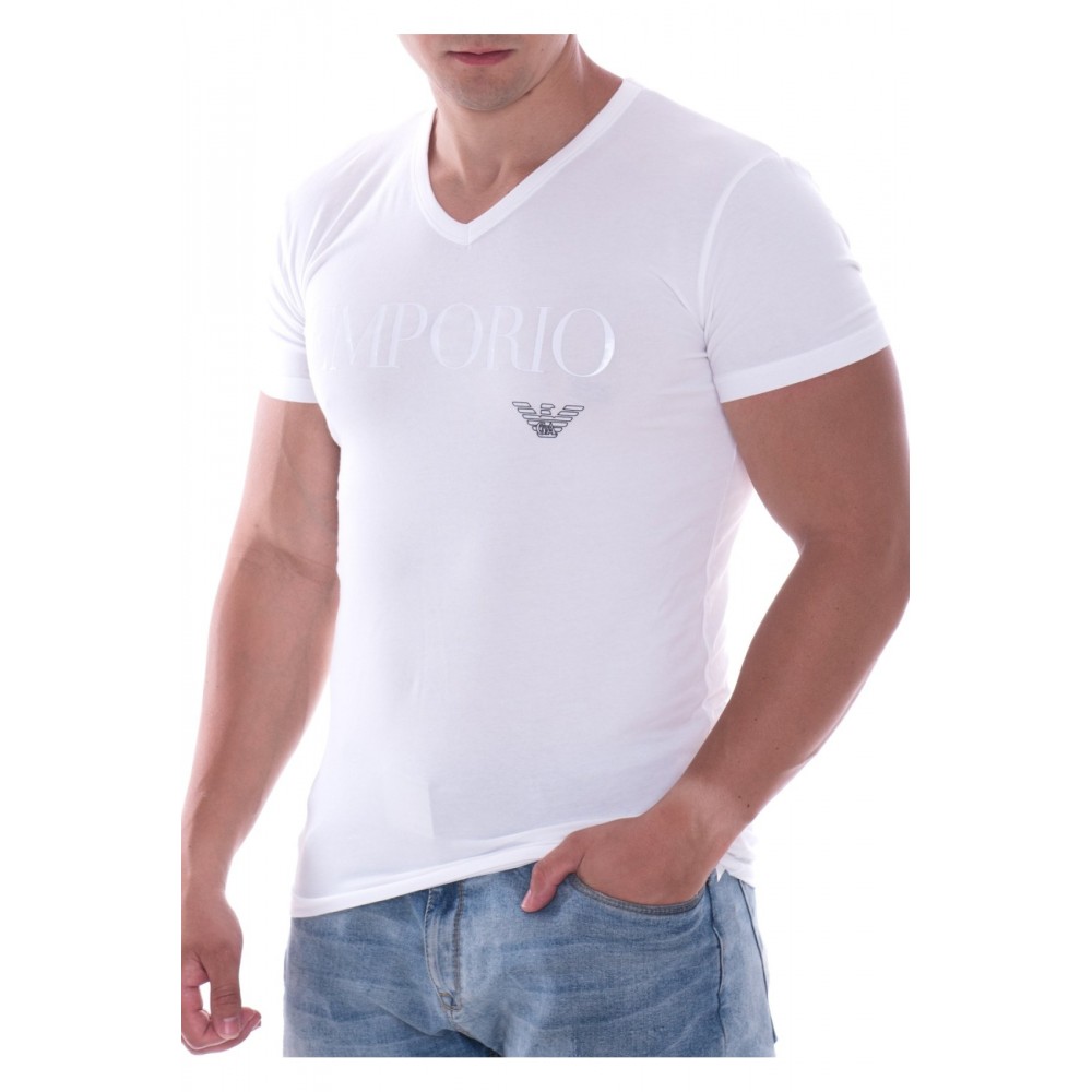 TShirt stretch Emporio armani 00010 BIANCO 110810 CC716