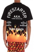 TShirt luxe coton printé Palm Angels BLACK MULTI PMAA001R204130171088