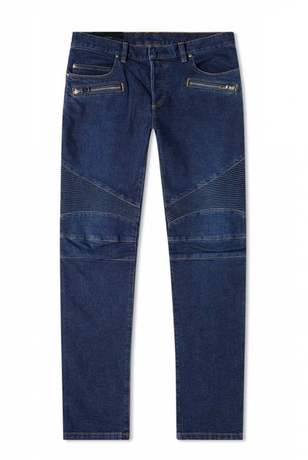 Jean tapered en coton Balmain 6AA DENIM SH15342 Z162