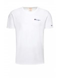 T shirt en coton avec logo Champion WHT 214674 WW001