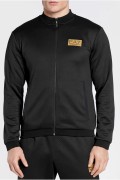 Sweat zippé texturé Ea7 1200 BLACK 6LPM30 PJHXZ