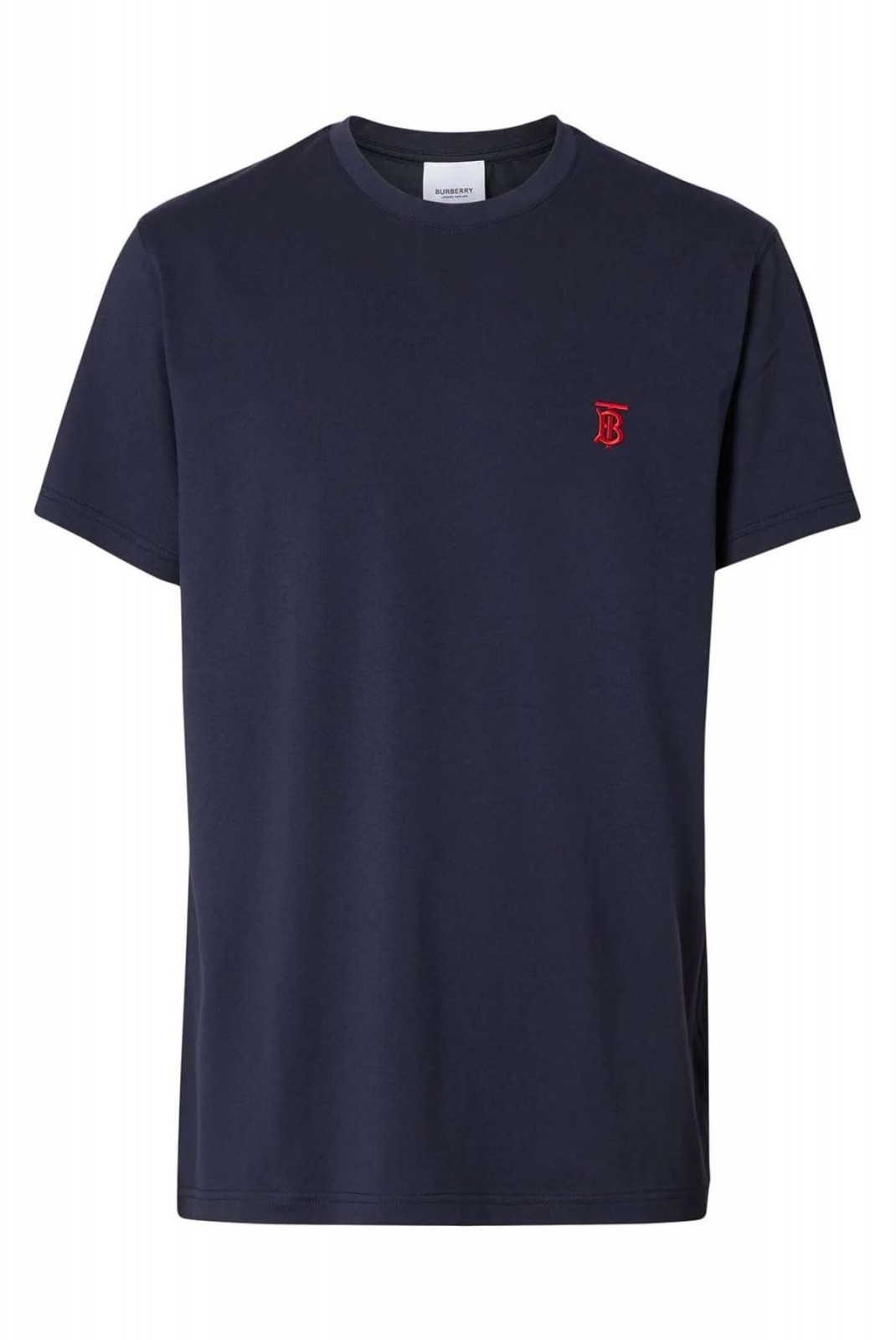 Tee shirt à logo brodé Burberry NAVY 8014022