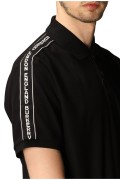 Polo stretch bande logo Burberry BLACK 8026226