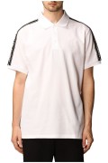 Polo stretch bande logo Burberry WHITE 8031895