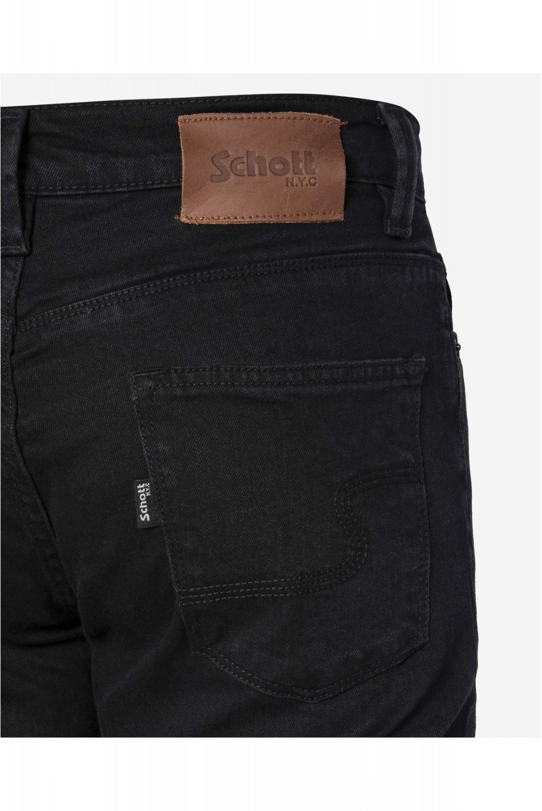 Jean slim stretch Schott BLACK TRD1913