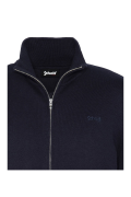 Cardigan zippé avec poches Schott NAVY PLB120