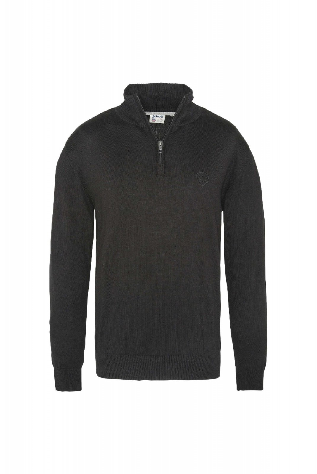 Pull camionneur coton Schott BLACK PLB127