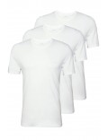 Lot de 3 TShirt coton col rond Hugo boss 100 White 50475284