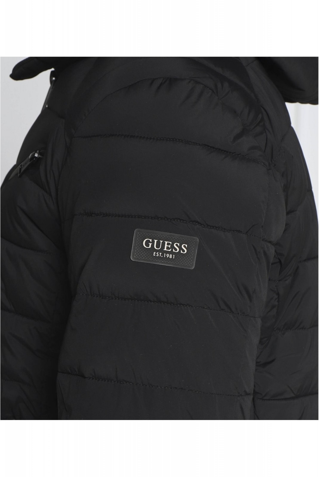 Blouson en matière recyclée Guess jeans JBLK Jet Black A996 M3RL15 WF4B2