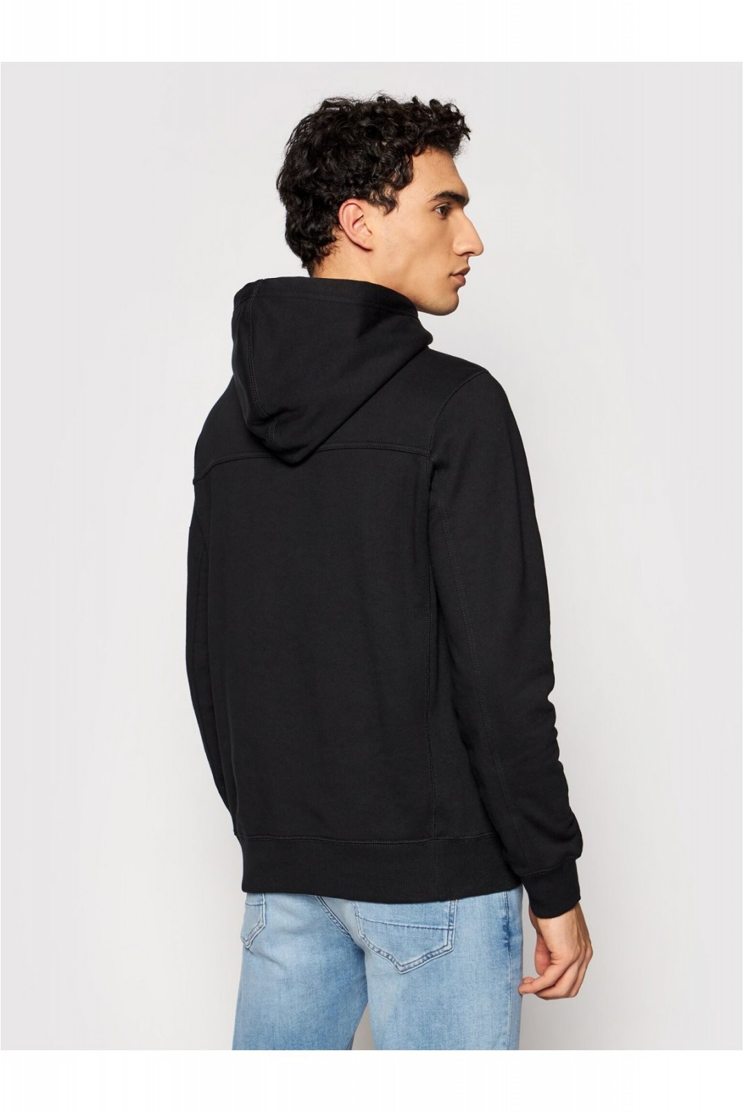 Sweat capuche monogramme Calvin klein BAE Ck Black J30J314036