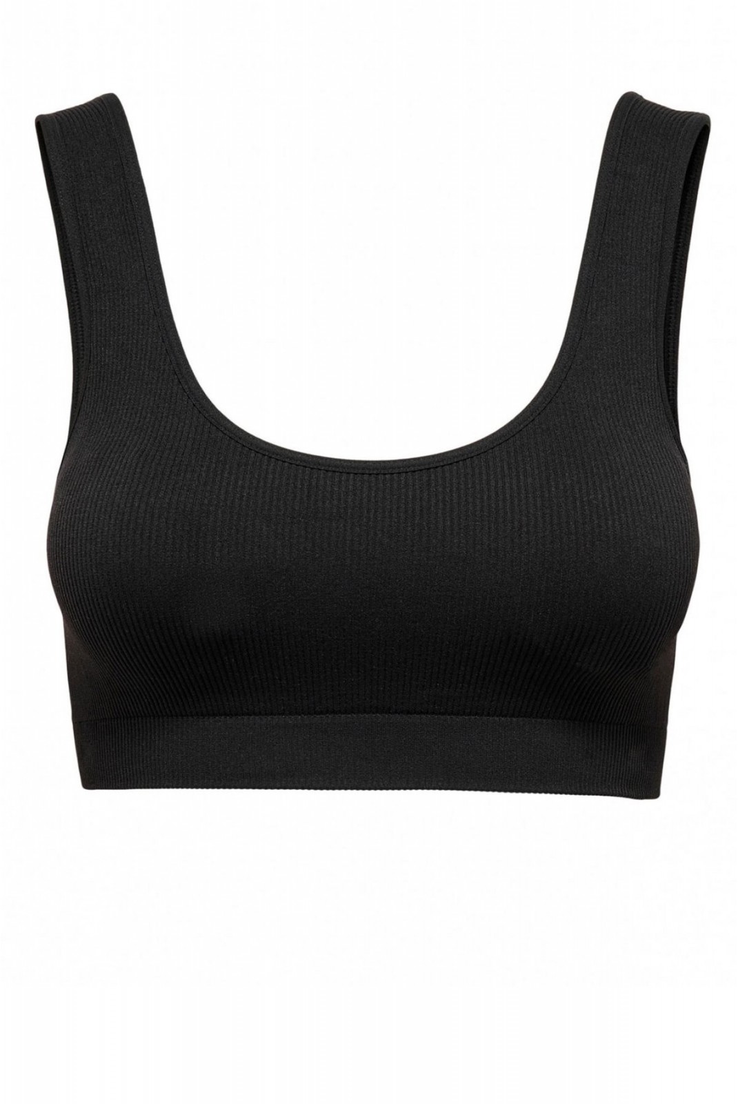 Brassière stretch Only Black ONLVICKYRIB SEAMLESS BRA