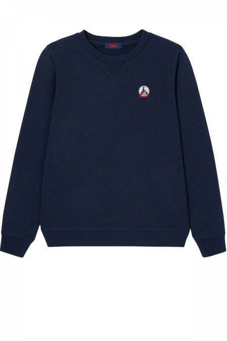 Sweat en coton bio Elvas Just over the top 104 NAVY ELVAS