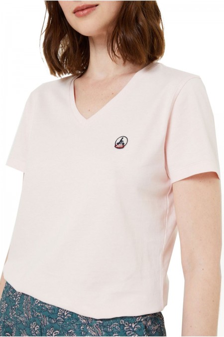 TShirt coton bio Just over the top 463 SOFT PINK CANCUN